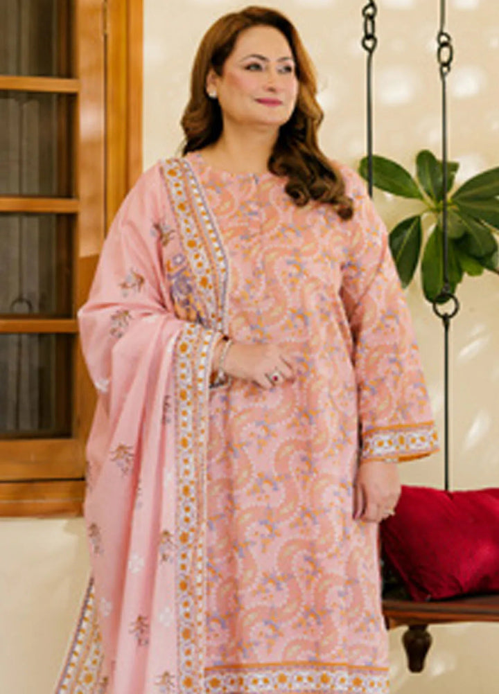 Gul Ahmed Printed Lawn Suits Unstitched 3 Piece GA25TM CL-52380 B - Summer Collection