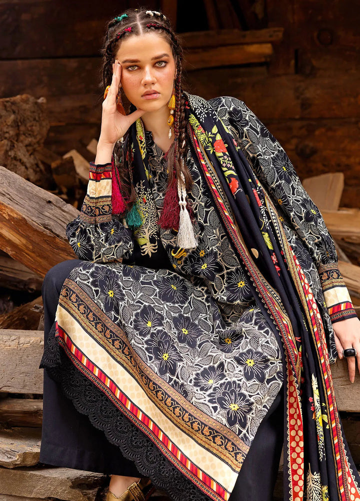 Gul Ahmed Printed Linen Suits Unstitched 3 Piece GA24UW LT-42001 - Winter Collection