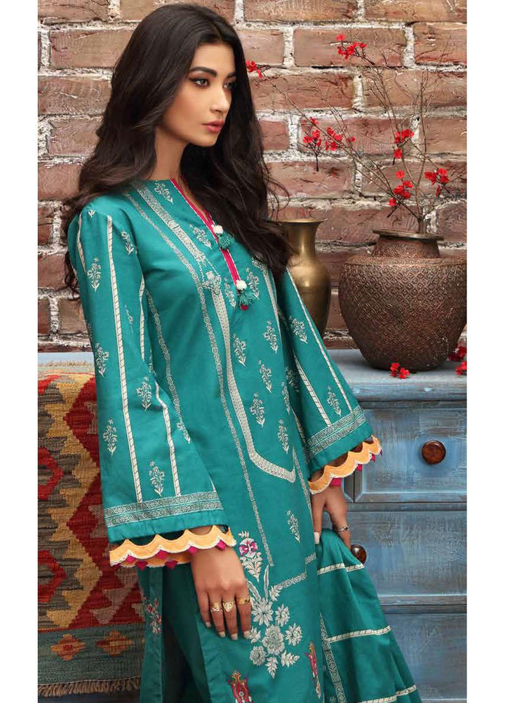 Gul Ahmed Printed Khaddar Suits Unstitched 3 Piece GA21JW K-12032 A   - Winter Collection