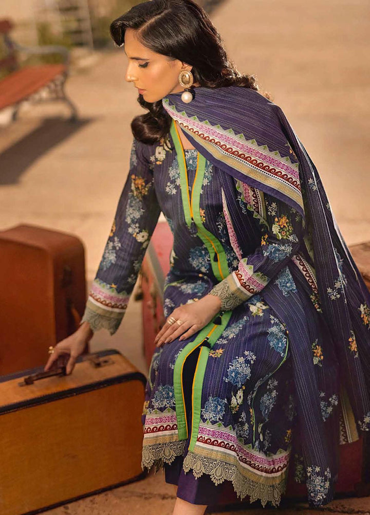 Gul Ahmed Printed Khaddar Suits Unstitched 3 Piece GA21JW K-12033 B  - Winter Collection