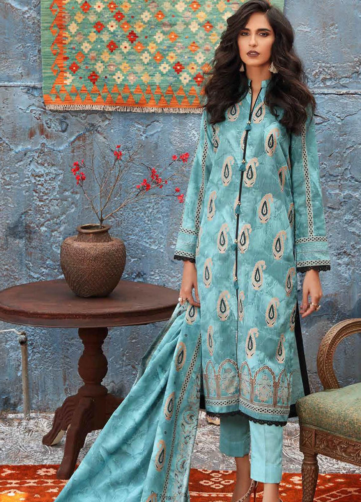 Gul Ahmed Printed Khaddar Suits Unstitched 3 Piece GA21JW K-12035 A - Winter Collection