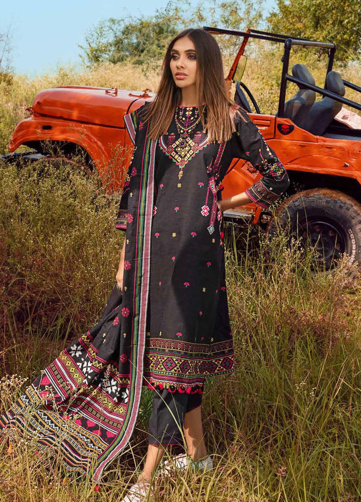 Gul Ahmed Printed Khaddar Suits Unstitched 3 Piece GA21JW K-12040 - Winter Collection
