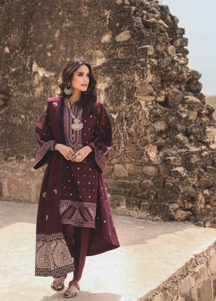 Gul Ahmed Embroidered Pashmina Suits Unstitched 3 Piece GA21JL AP-12073 - Winter Collection