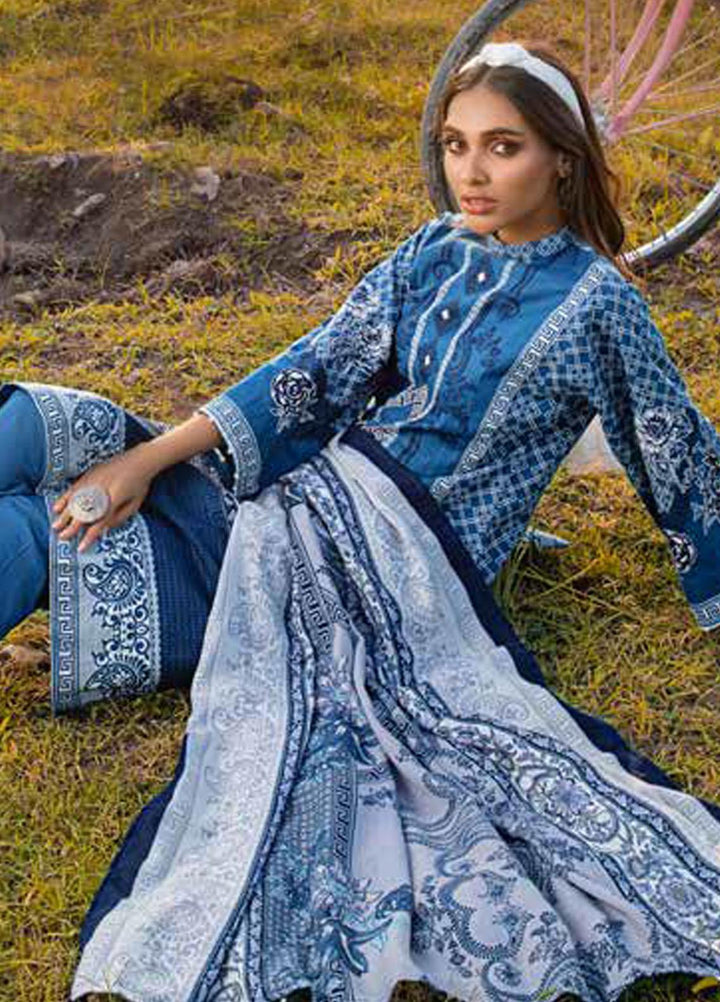 Gul Ahmed Printed Khaddar Suits Unstitched 3 Piece GA21JL AP-12077 - Winter Collection