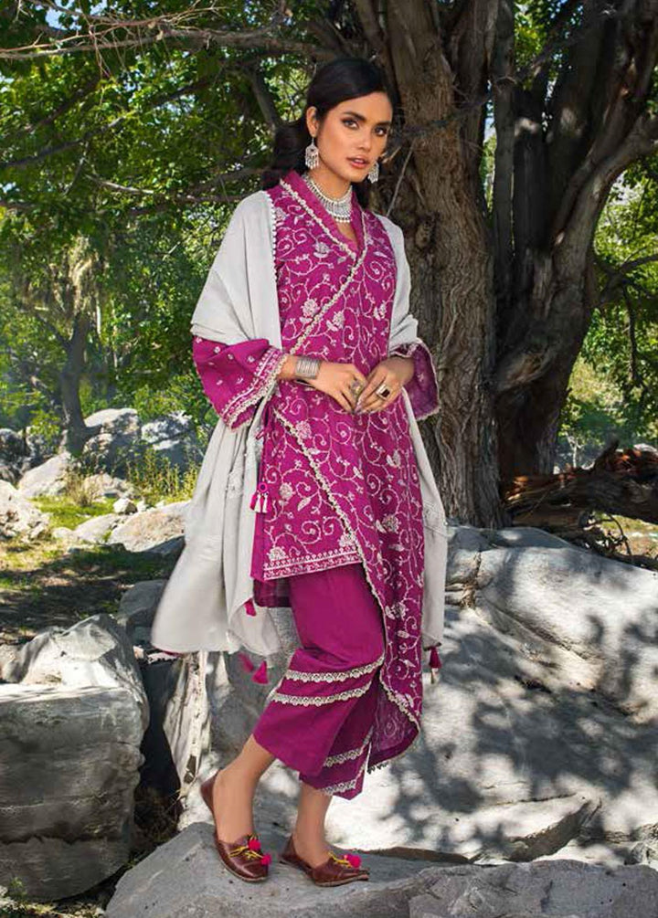 Pure Joy of Winter By Gul Ahmed Embroidered Khaddar Suits Unstitched 3 Piece GA22PJ AP-12031 - Winter Collection