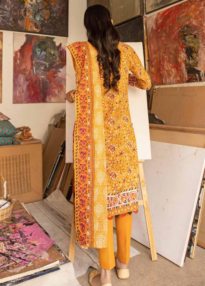 Rang Angan By Gul Ahmed Printed Lawn Suits Unstitched 3 Piece GA21RA CL-1264 B - Summer Collection