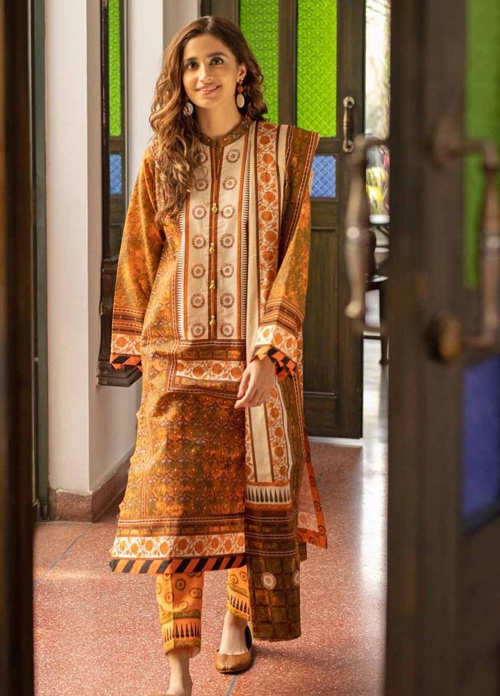 Rang Angan By Gul Ahmed Printed Lawn Suits Unstitched 3 Piece GA21RA CL-1268 A - Summer Collection