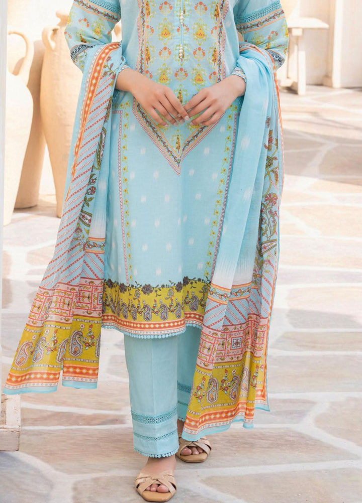Gul Ahmed Printed Lawn Suits Unstitched 3 Piece GA23SF CL32490-B - Summer Collection