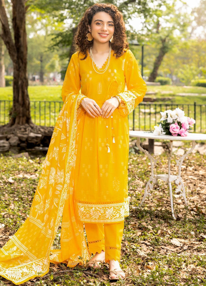 Gul Ahmed Printed Lawn Suits Unstitched 3 Piece GA23SF CL32513-A - Summer Collection