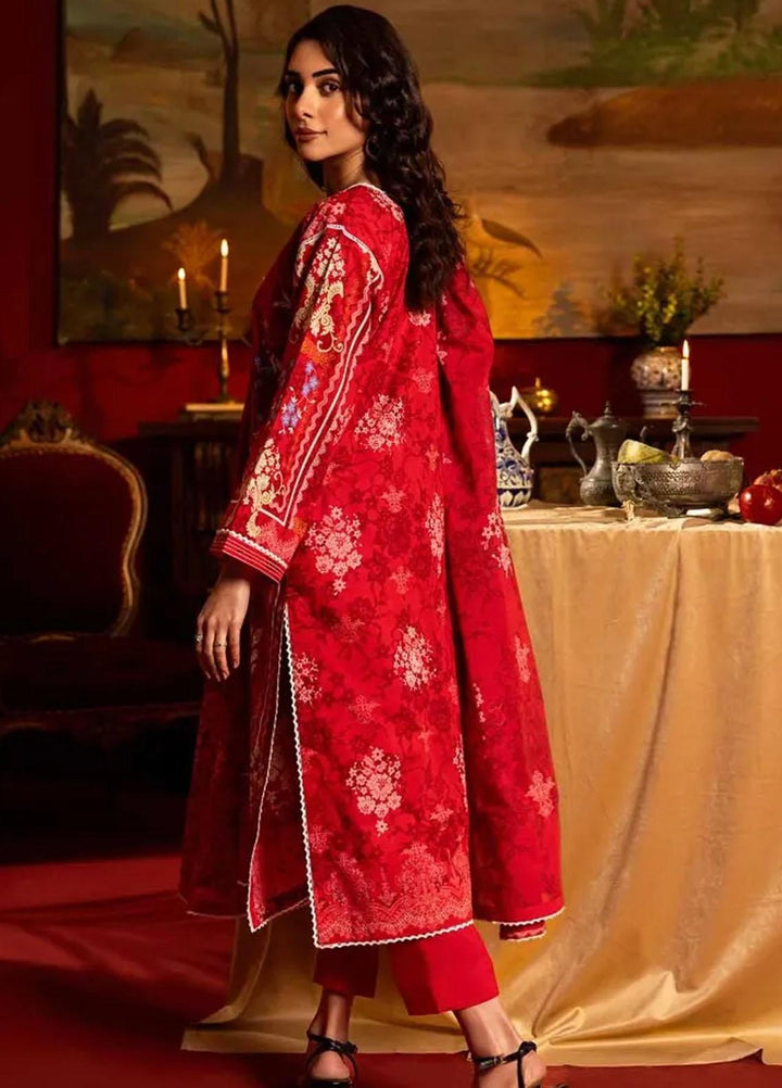 Gul Ahmed Printed Lawn Suits Unstitched 3 Piece GA24RC CL-42198 - Summer Collection