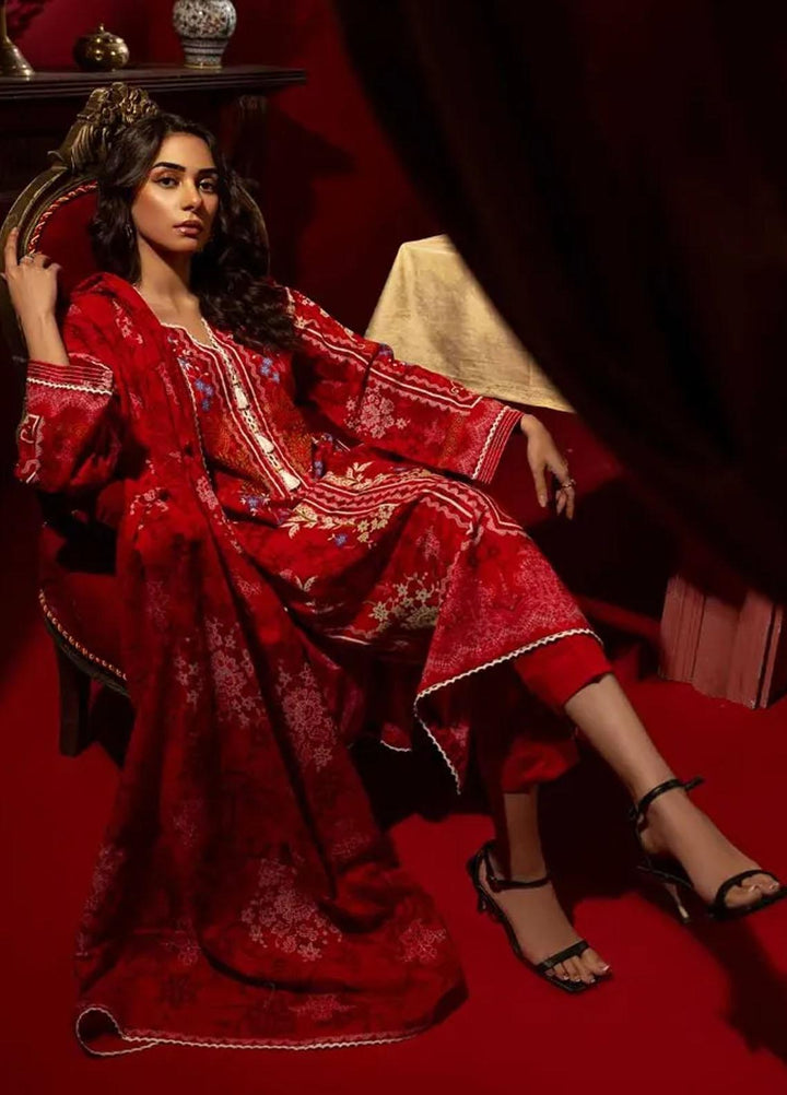 Gul Ahmed Printed Lawn Suits Unstitched 3 Piece GA24RC CL-42198 - Summer Collection