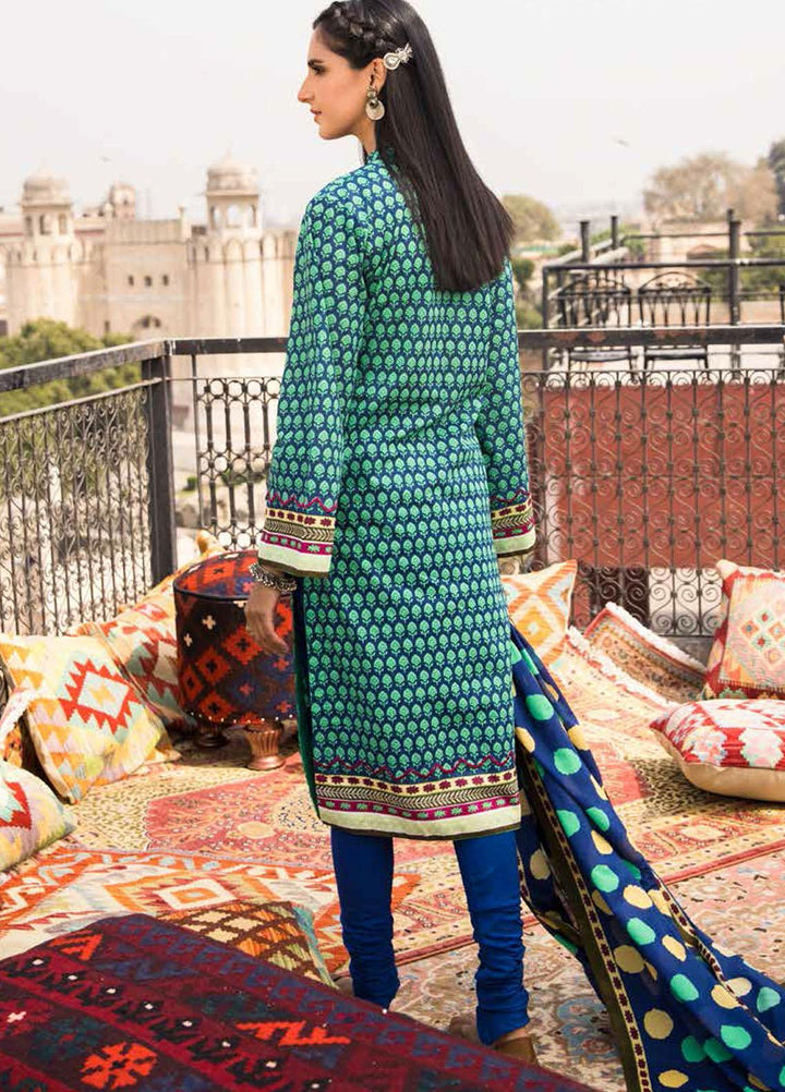 Gul Ahmed Embroidered Lawn Suits Unstitched 2 Piece GA21LL TL307A - Summer Collection