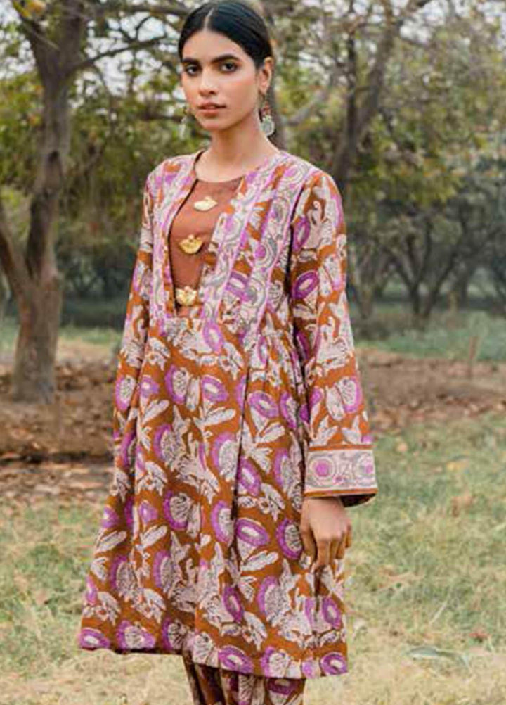 Gul Ahmed Printed Lawn  Unstitched Kurties GA21VG SL 887-A - Summer Collection