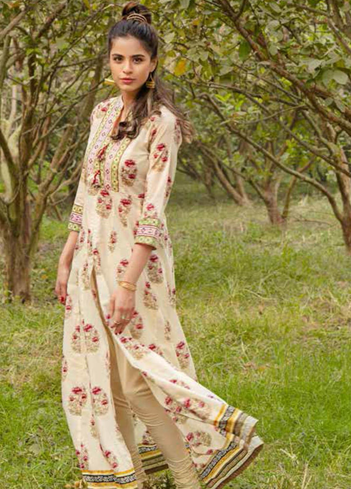 Gul Ahmed Printed Lawn  Unstitched Kurties GA21VG SL 890-A - Summer Collection