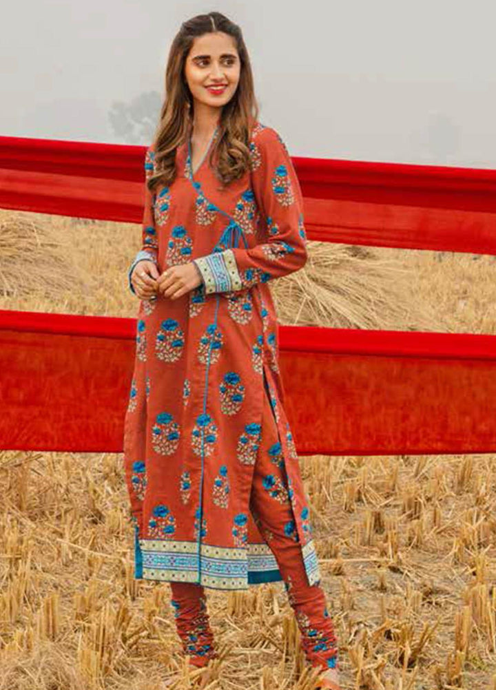 Gul Ahmed Printed Lawn  Unstitched Kurties GA21VG SL 890-B - Summer Collection