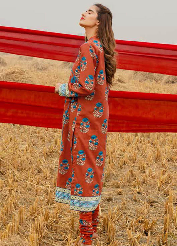 Gul Ahmed Printed Lawn  Unstitched Kurties GA21VG SL 890-B - Summer Collection