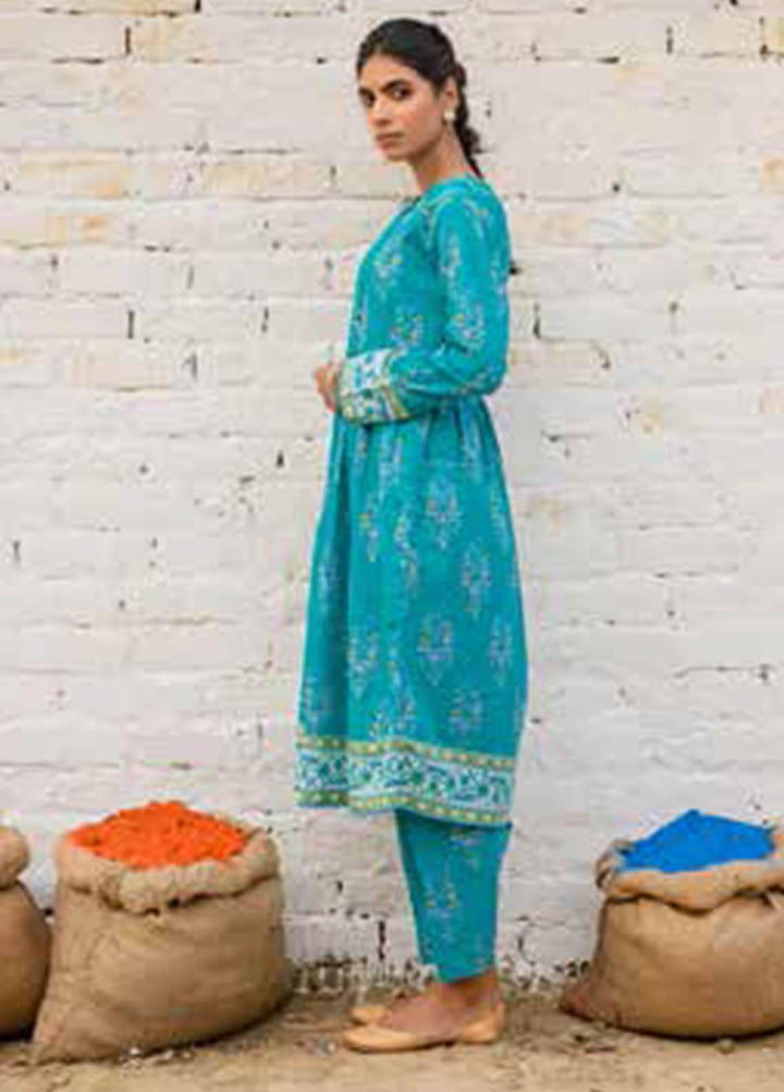 Gul Ahmed Printed Lawn  Unstitched Kurties GA21VG SL 891-B - Summer Collection