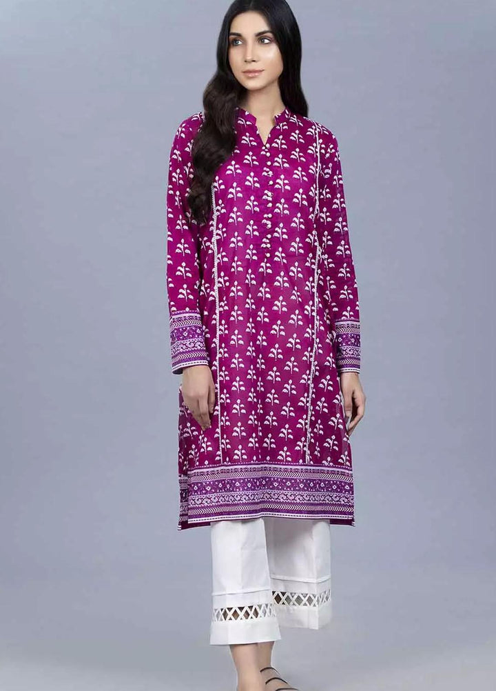 Gul Ahmed Printed Lawn  Unstitched Kurties GA21VG SL-895-B - Summer Collection