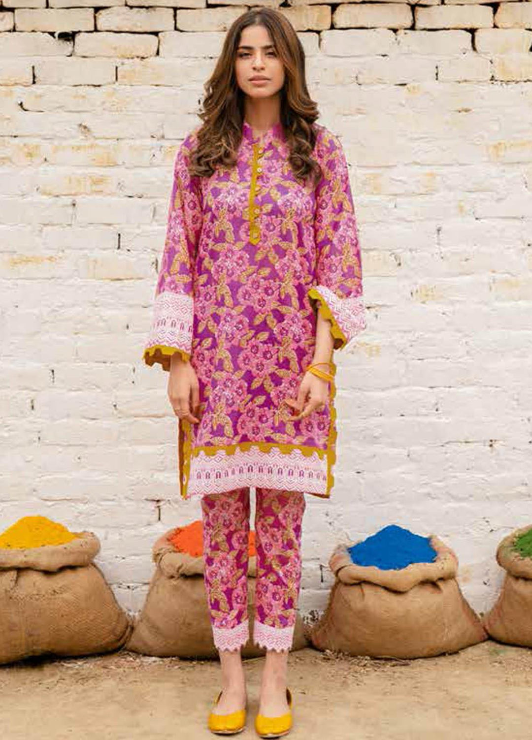 Gul Ahmed Printed Lawn Unstitched Kurties GA21VG SL 919 - Summer Collection