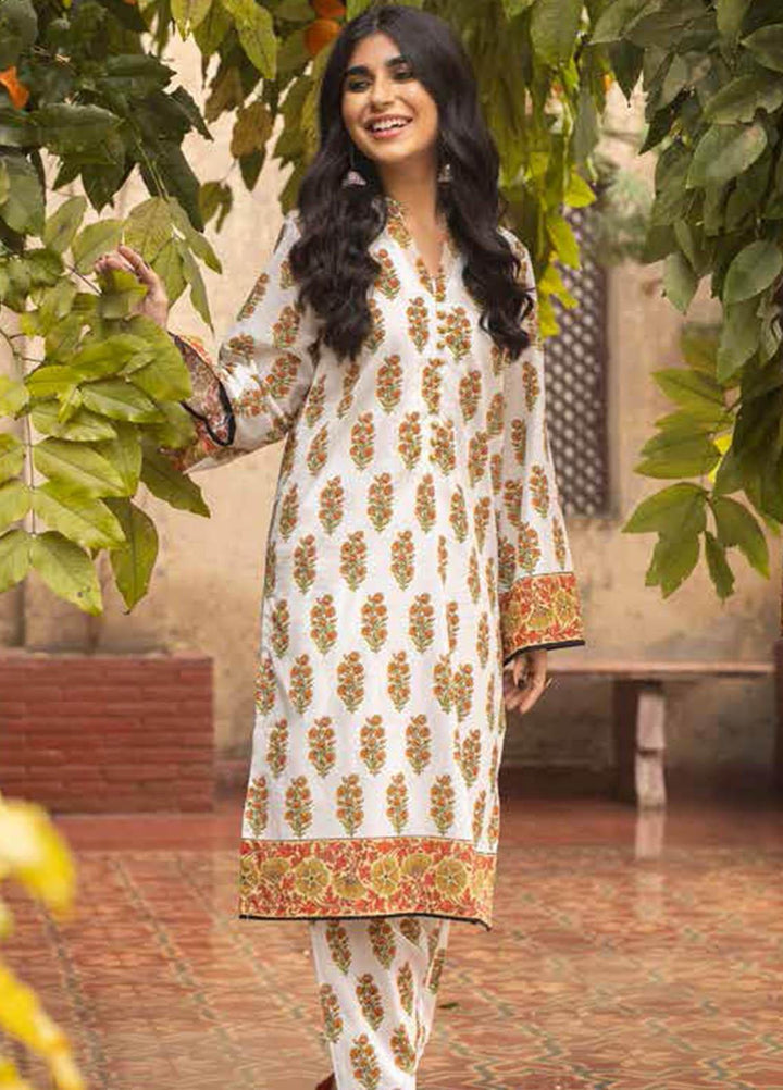 Gul Ahmed Printed Lawn  Unstitched Kurties GA21VG SL 954-A - Summer Collection