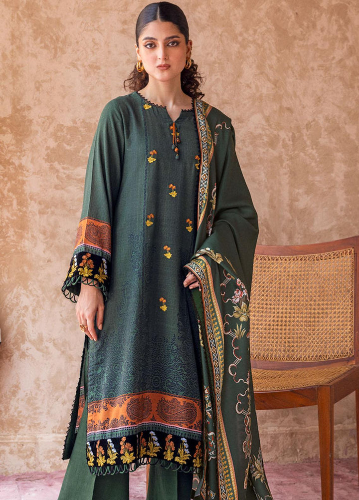 Gul Ahmed Embroidered Pashmina Suits Unstitched 3 Piece GA23WB AP 32027 - Winter Collection