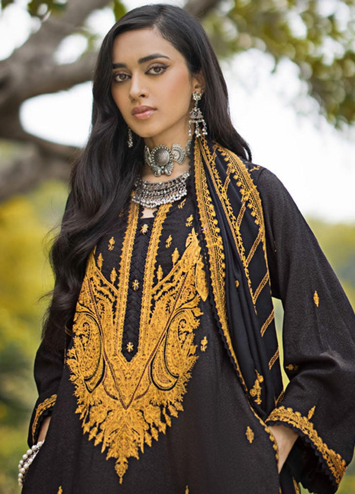 Gul Ahmed Embroidered Pashmina Suits Unstitched 3 Piece GA23WB AP 32058 - Winter Collection