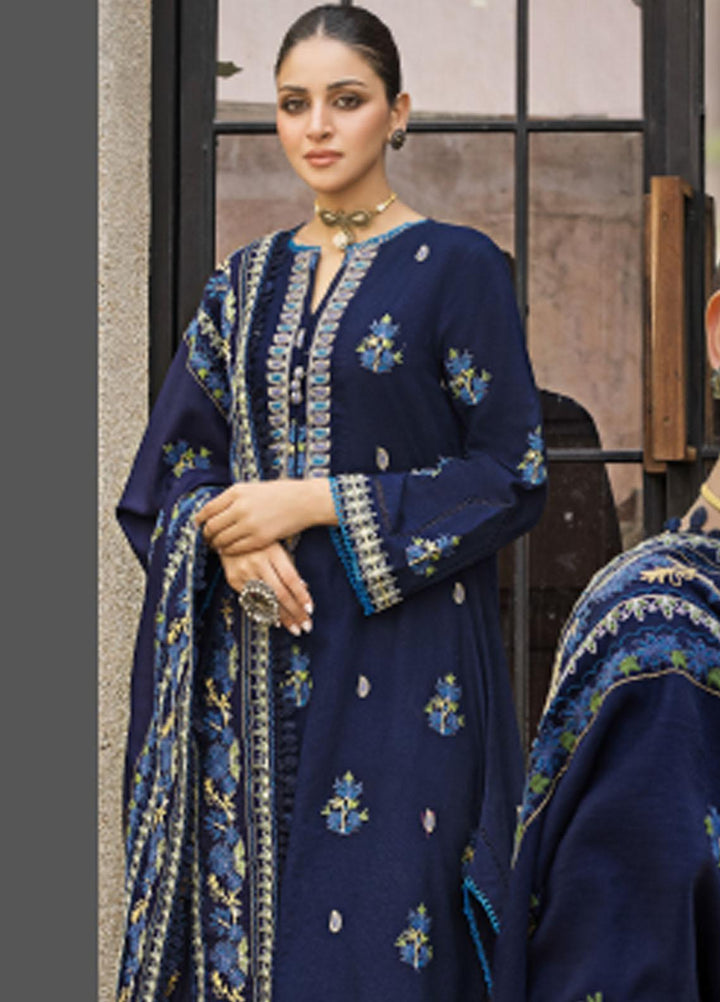 Gul Ahmed Embroidered Pashmina Suits Unstitched 3 Piece GA23WB AP 32070 - Winter Collection