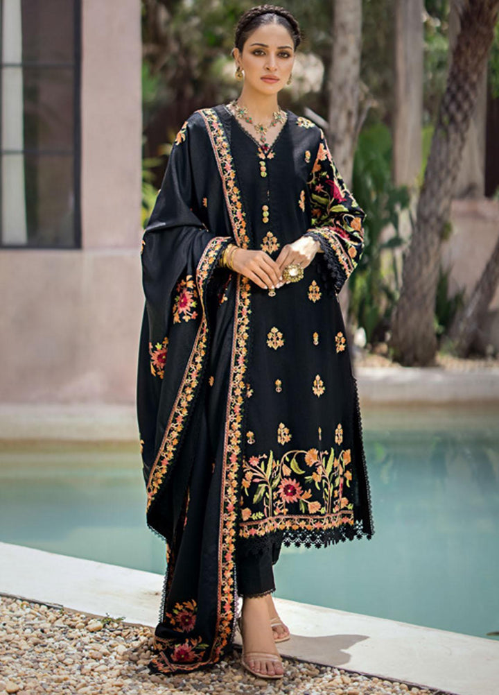 Gul Ahmed Embroidered Pashmina Suits Unstitched 3 Piece GA23WB AP 32071 - Winter Collection