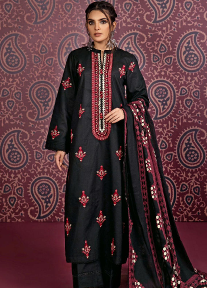 Gul Ahmed Embroidered Cotton Net Suits Unstitched 3 Piece GA23WB CN 32030 - Winter Collection