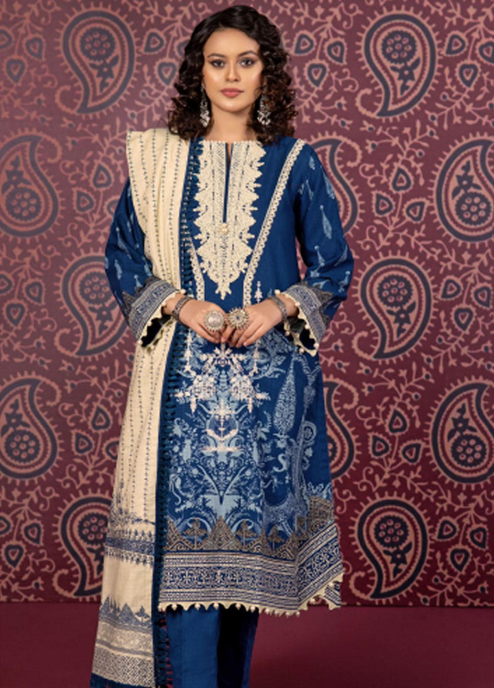 Gul Ahmed Embroidered Khaddar Suits Unstitched 3 Piece GA23WB K 32041 - Winter Collection