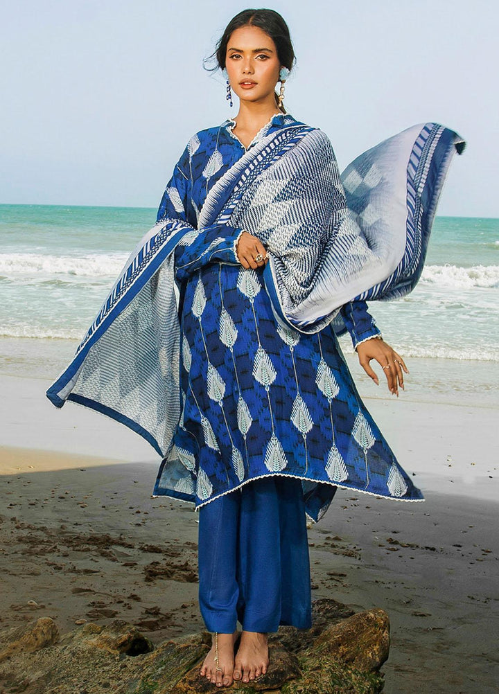 Gul Ahmed Embroidered Linen Suits Unstitched 3 Piece GA23WB LT 32020 A - Winter Collection