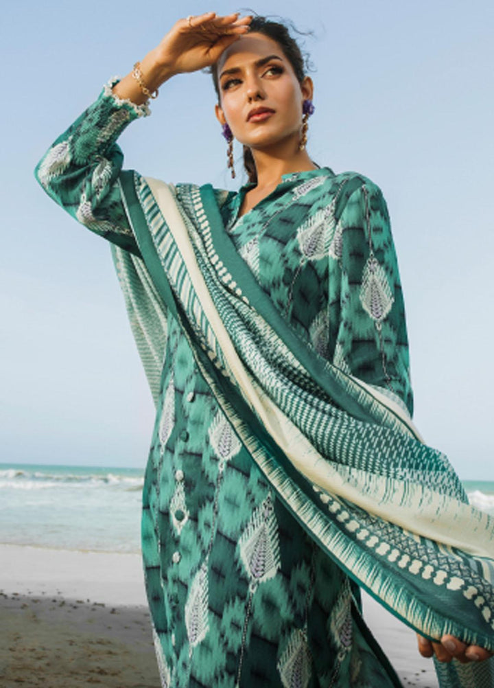 Gul Ahmed Embroidered Linen Suits Unstitched 3 Piece GA23WB LT 32020 B - Winter Collection