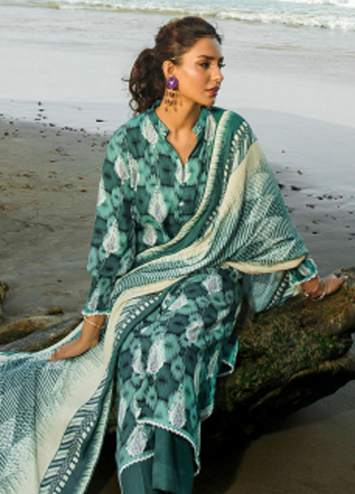 Gul Ahmed Embroidered Linen Suits Unstitched 3 Piece GA23WB LT 32020 B - Winter Collection
