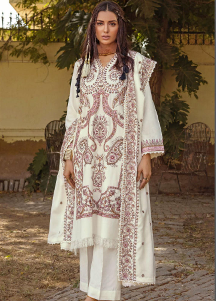 Gul Ahmed Embroidered Pashmina Suits Unstitched 3 Piece GA23WB RC 32009 - Winter Collection