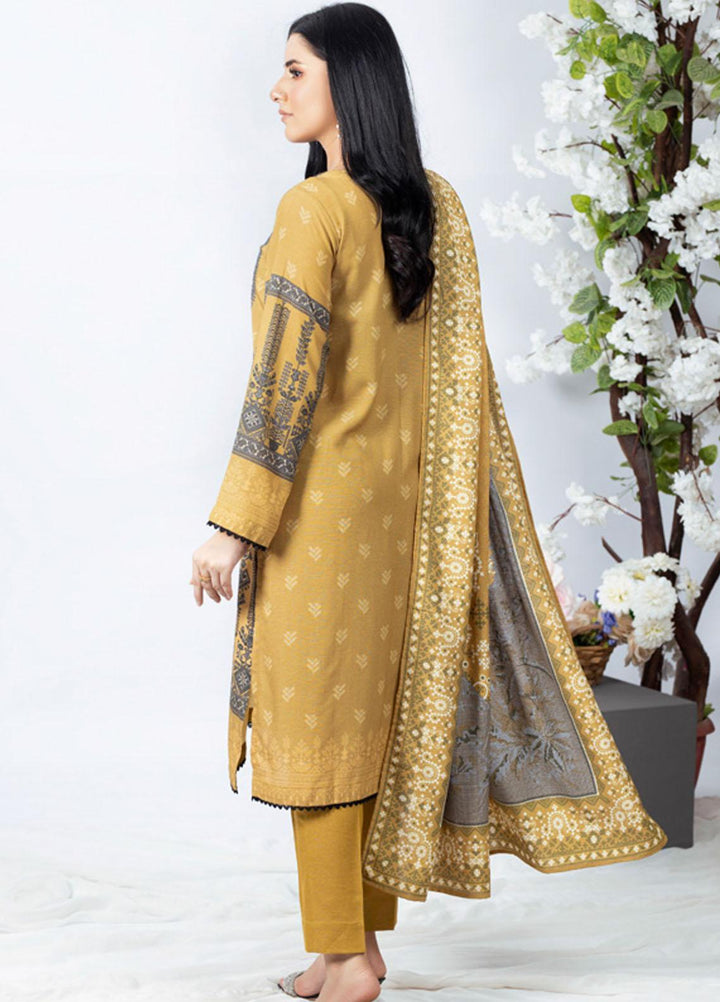 Gul Ahmed Embroidered Karandi Suits Unstitched 3 Piece GA23WB WNS 32177 - Winter Collection