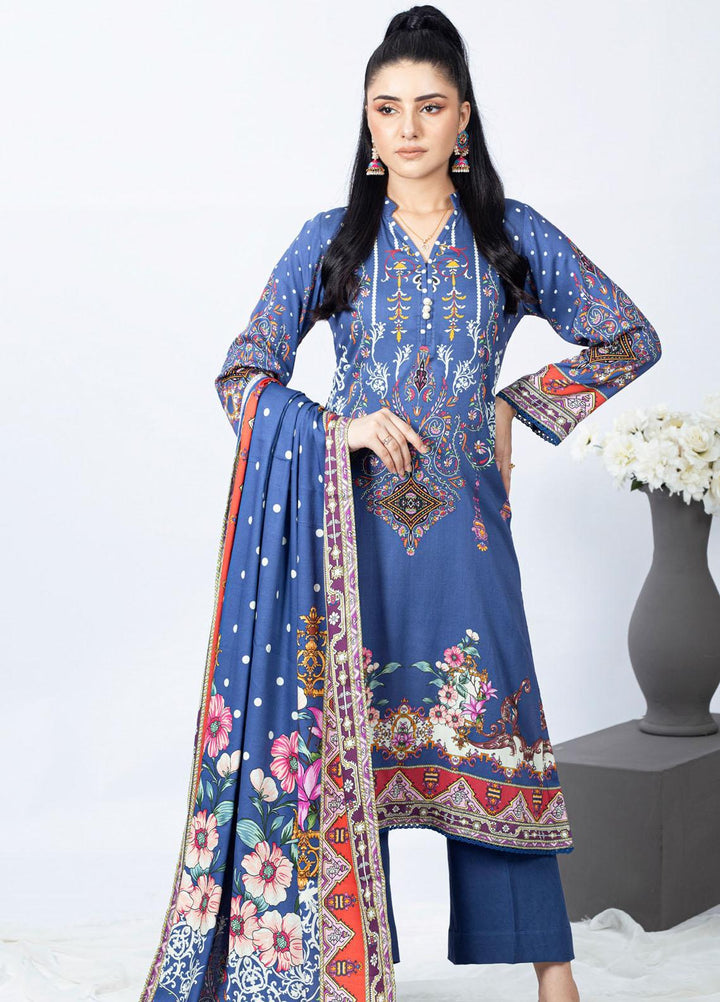 Gul Ahmed Embroidered Cotail Suits Unstitched 3 Piece GA23WB WNS 32256 B - Winter Collection
