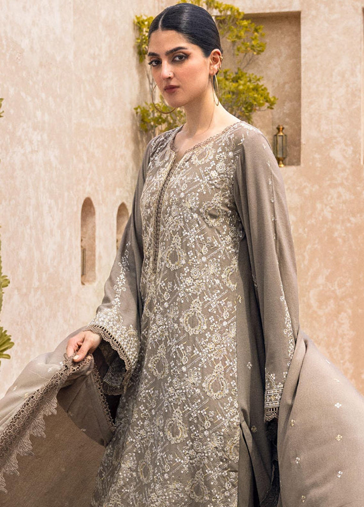 Gul Ahmed Embroidered Karandi Suits Unstitched 3 Piece GA23WC AY 32025 - Winter Collection