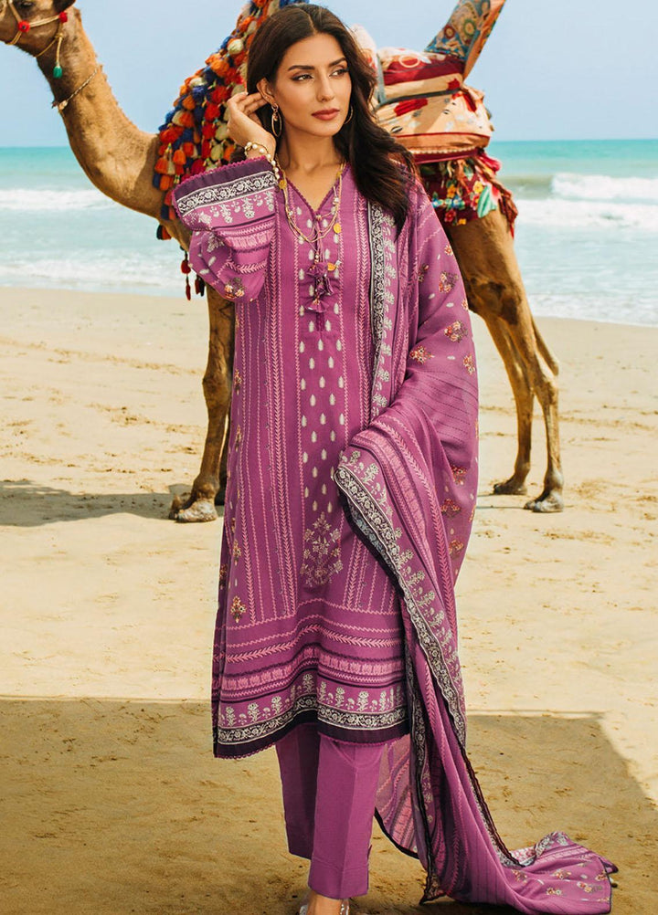 Gul Ahmed Printed Corduroy Suits Unstitched 3 Piece GA23WC CD 32001A - Winter Collection