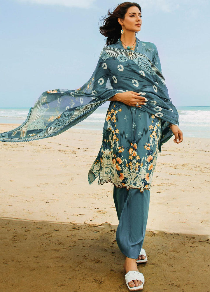 Gul Ahmed Printed Corduroy Suits Unstitched 3 Piece GA23WC CD 32007 - Winter Collection