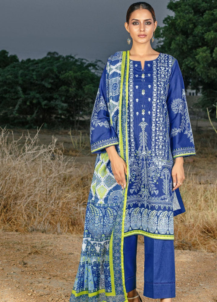 Gul Ahmed Embroidered Corduroy Suits Unstitched 3 Piece GA23WC CD 32009 - Winter Collection