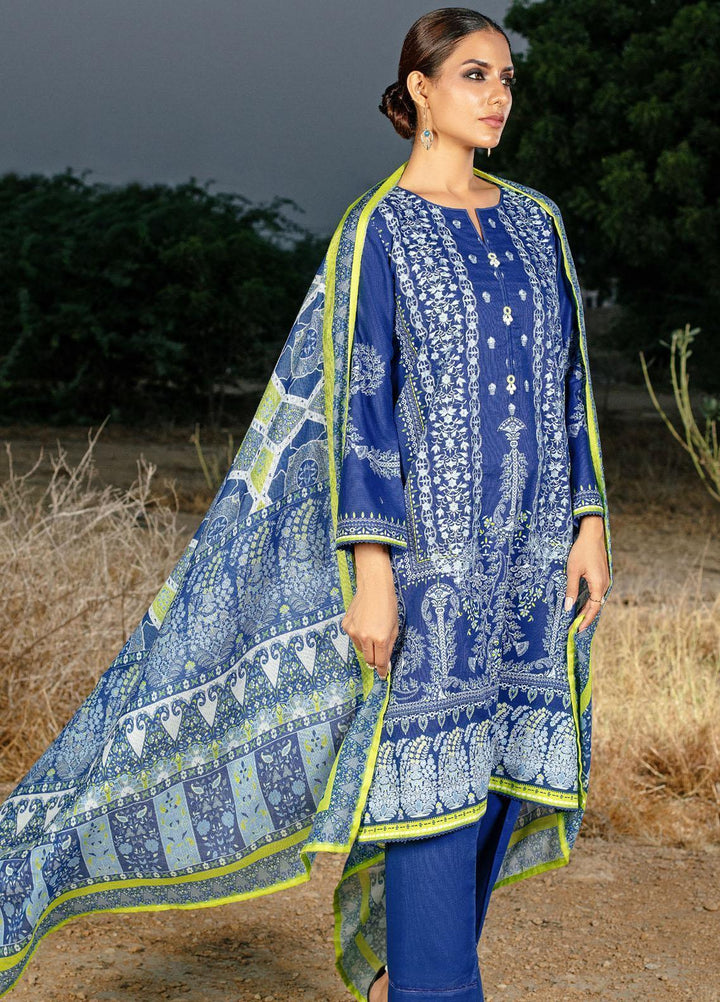 Gul Ahmed Embroidered Corduroy Suits Unstitched 3 Piece GA23WC CD 32009 - Winter Collection