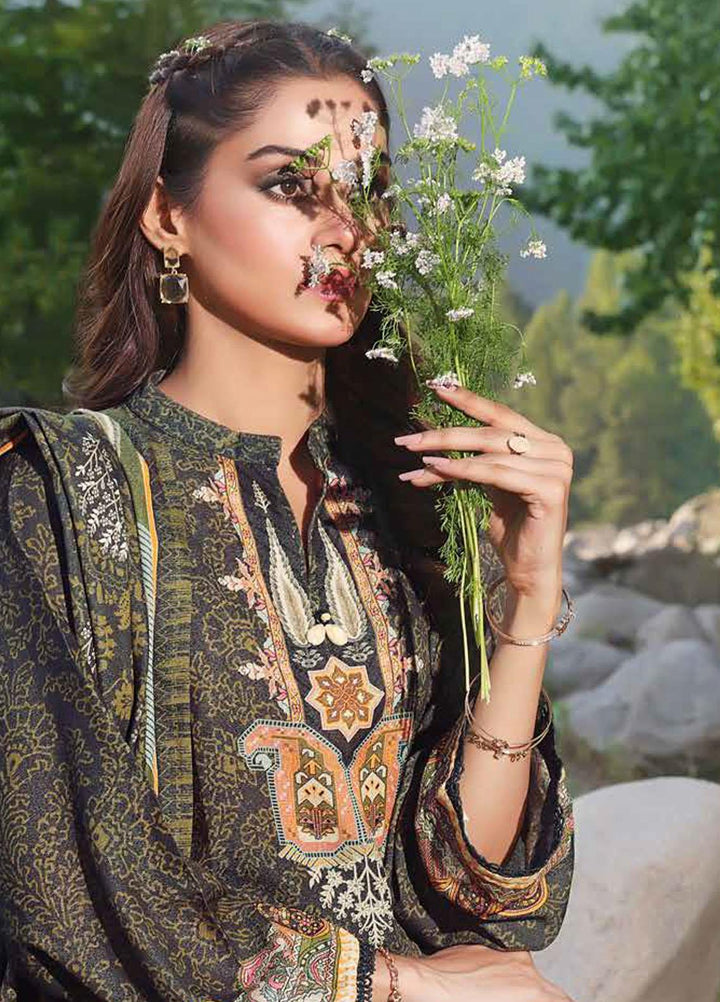 Glamour By Gul Ahmed Printed Karandi Suits Unstitched 3 Piece GA23WG AY-32006 - Winter Collection