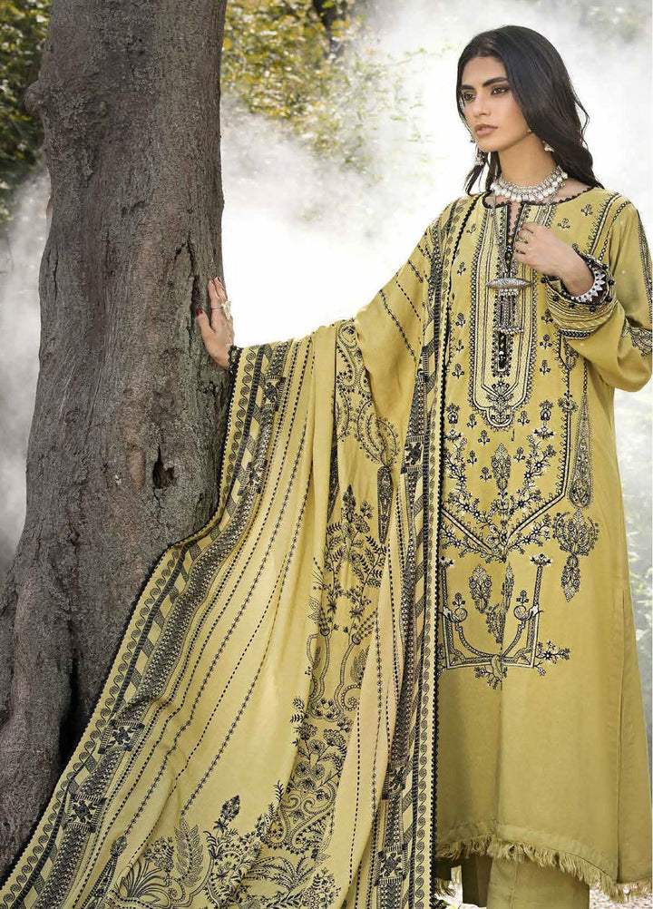 Glamour By Gul Ahmed Fancy Karandi Suits Unstitched 3 Piece GA23WG AY-32012 - Winter Collection