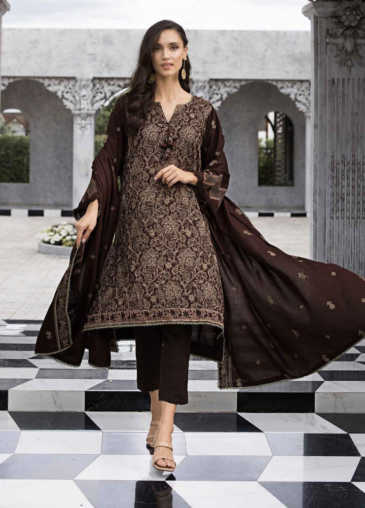 Glamour By Gul Ahmed Fancy Karandi Suits Unstitched 3 Piece GA23WG AY-32022 - Winter Collection