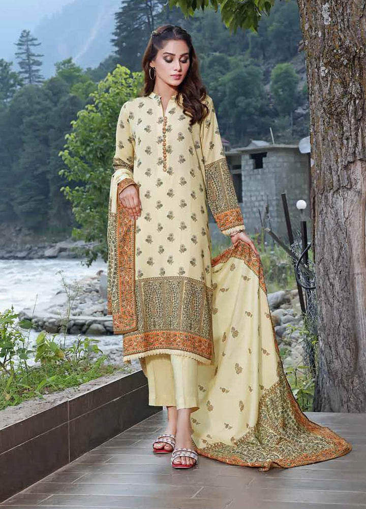 Glamour By Gul Ahmed Printed Karandi Suits Unstitched 3 Piece GA23WG AY-32028 - Winter Collection