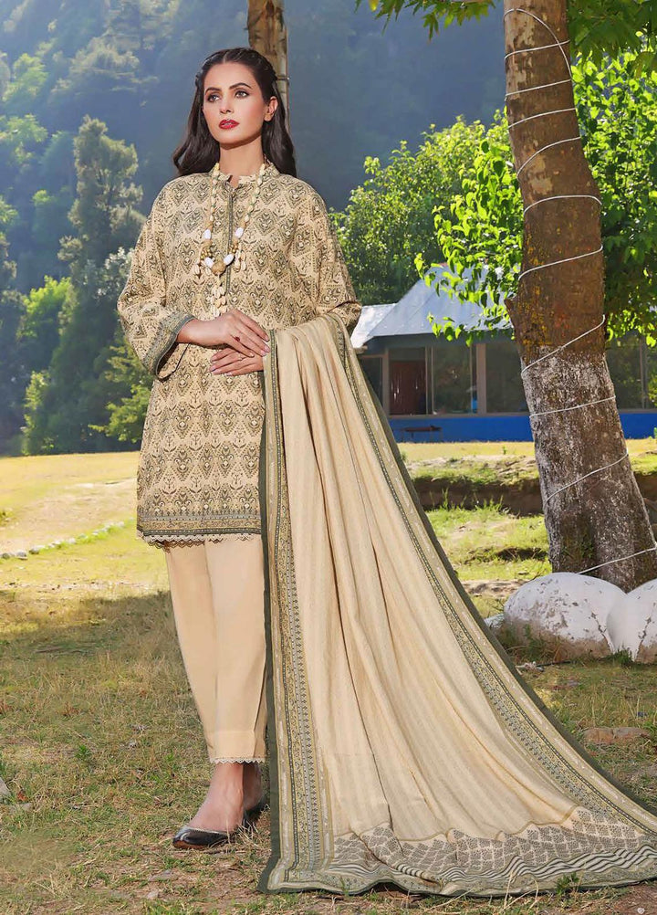 Glamour By Gul Ahmed Printed Karandi Suits Unstitched 3 Piece GA23WG AY-32033 - Winter Collection
