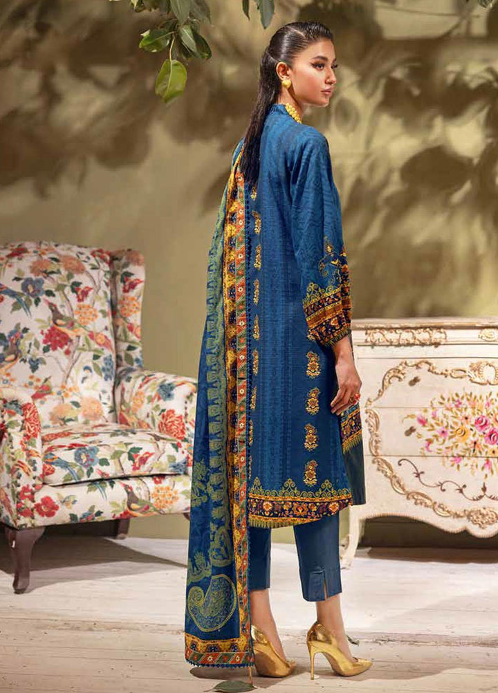 Glamour By Gul Ahmed Embroidered Khaddar Suits Unstitched 3 Piece GA23WG K-32037 - Winter Collection