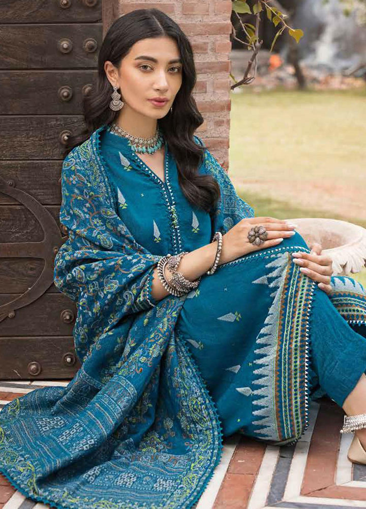 Glamour By Gul Ahmed Fancy Karandi Suits Unstitched 3 Piece GA23WG MJ-32071 - Winter Collection