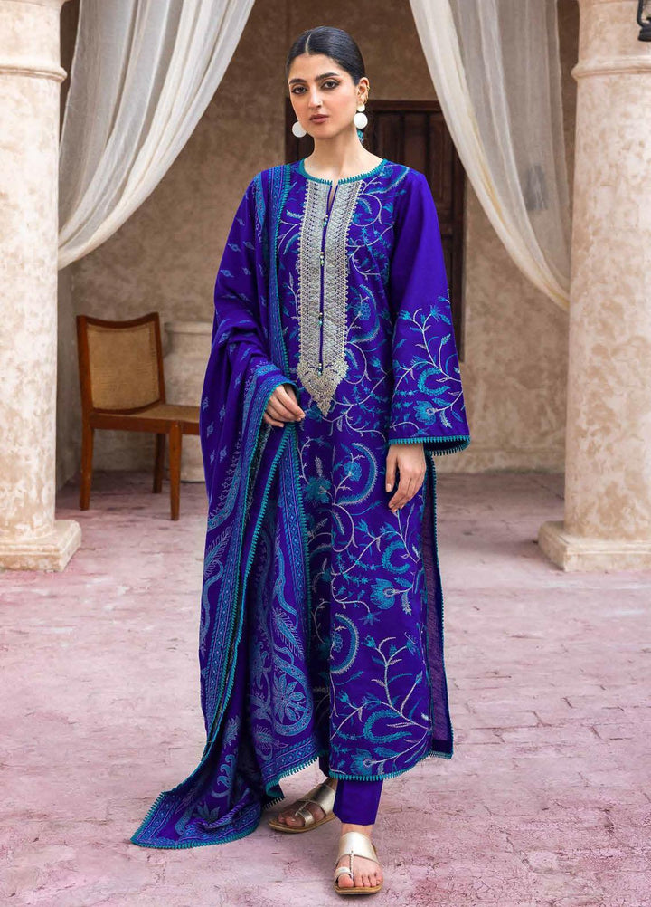 Glamour By Gul Ahmed Fancy Jacquard Suits Unstitched 3 Piece GA23WG MJ-32074 - Winter Collection