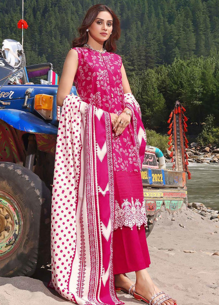 Gul Ahmed Printed Khaddar Suits Unstitched 3 Piece GA23WL K-32044 - Winter Collection